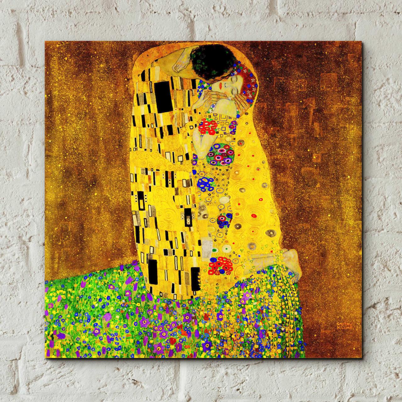 Epic Art 'The Kiss' by Gustav Klimt, Acrylic Glass Wall Art – EpicArt.com